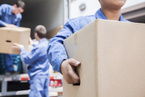 House movers helping with a Twickenham home relocation