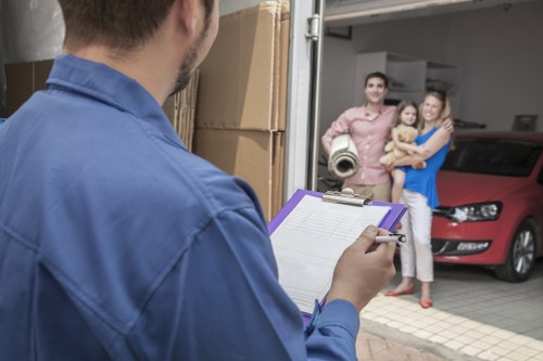 Removal team helping with a home move in Twickenham