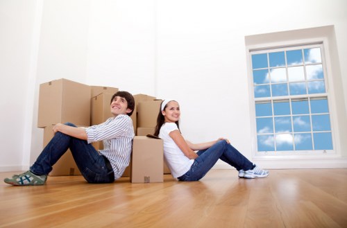 Packing and loading items into a moving van in Twickenham