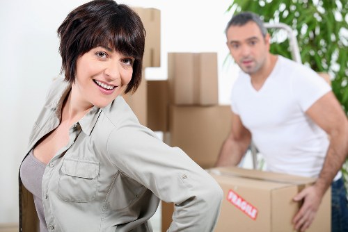 Careful handling of boxes and appliances during a Twickenham move