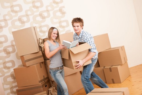 Local moving team handling property access in Twickenham