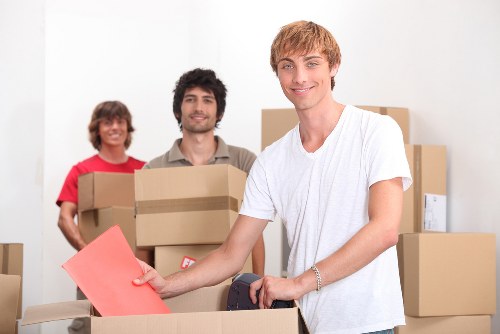 Booking and pricing paperwork for a man and van service