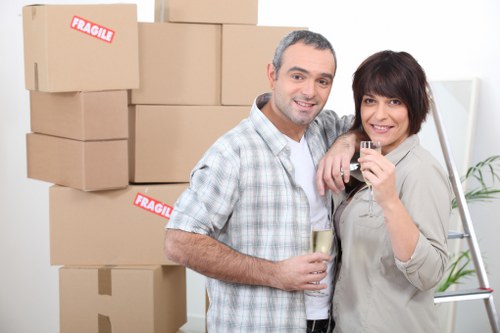 Van service assisting with furniture delivery in Twickenham