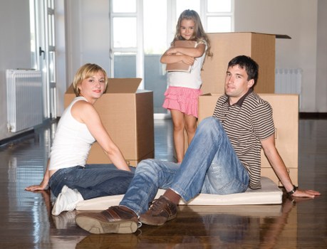 Packing and transport support for a Twickenham house move